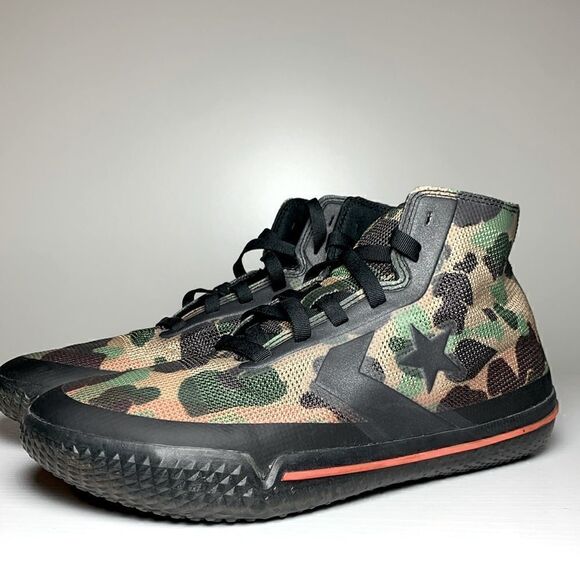 Converse All Star Pro BB Mid Camouflage Men’s Sz 8 - Picture 1 of 13